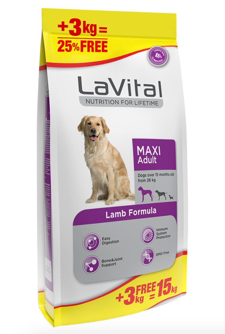 Lavital  Adult Dog Maxi Lamb 15kg Lavital  Adult Dog Maxi Lamb 15kg